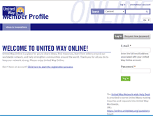 Tablet Screenshot of online.unitedway.org